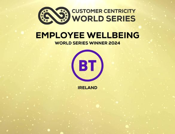 BT Ireland 2024 winners customer centricity world series